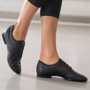 Jazzschoenen dames zwart leer